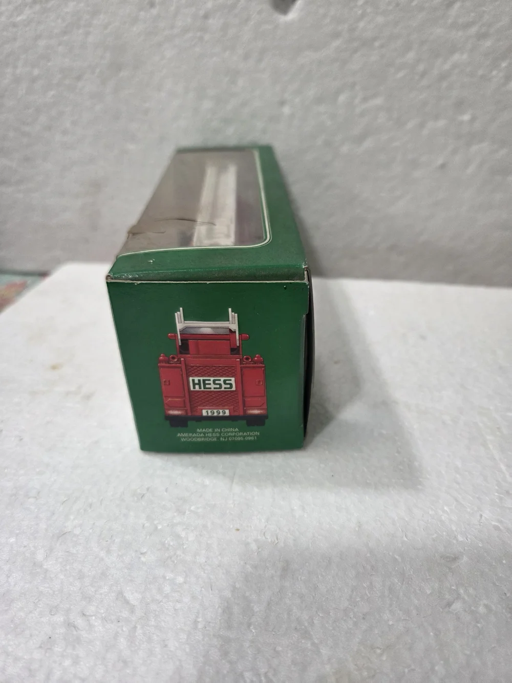 HESS Red Miniature Fire Truck Toy - 1999